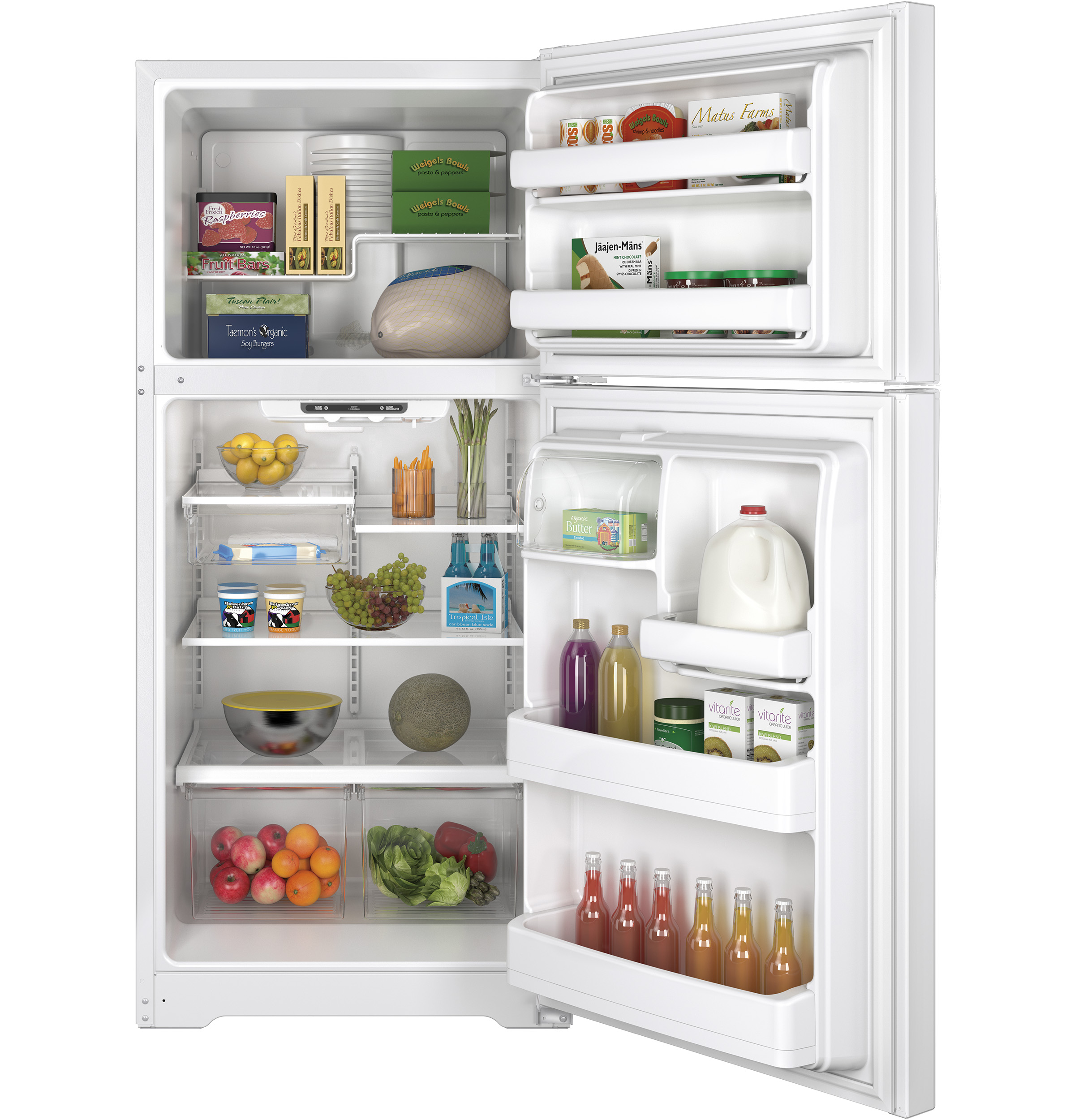 18.2 Cu. Ft. Top-Freezer Refrigerator GTE18IGHWW