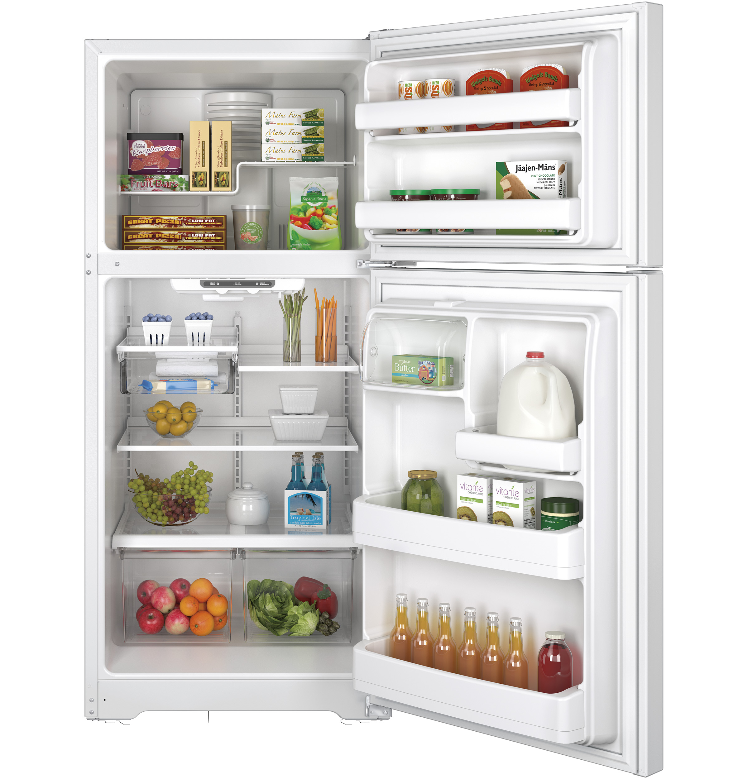 18.2 Cu. Ft. Top-Freezer Refrigerator GTE18ITHWW