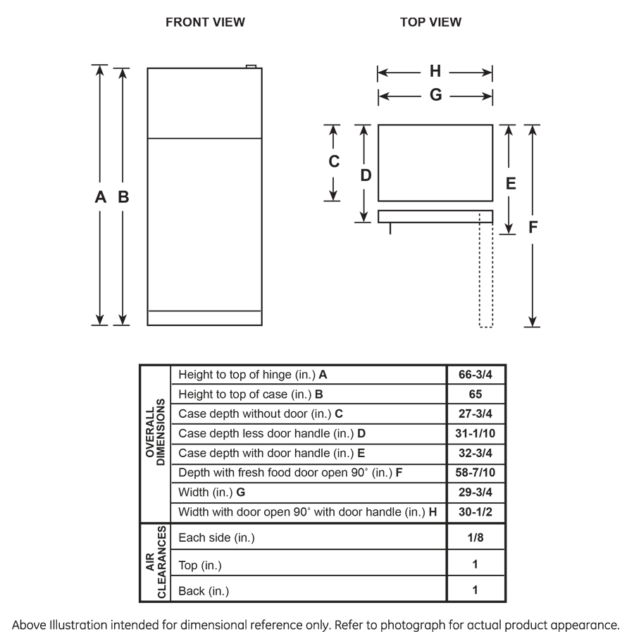 18.3 Cu. Ft. Top-Freezer Refrigerator GTE18MSRRSS