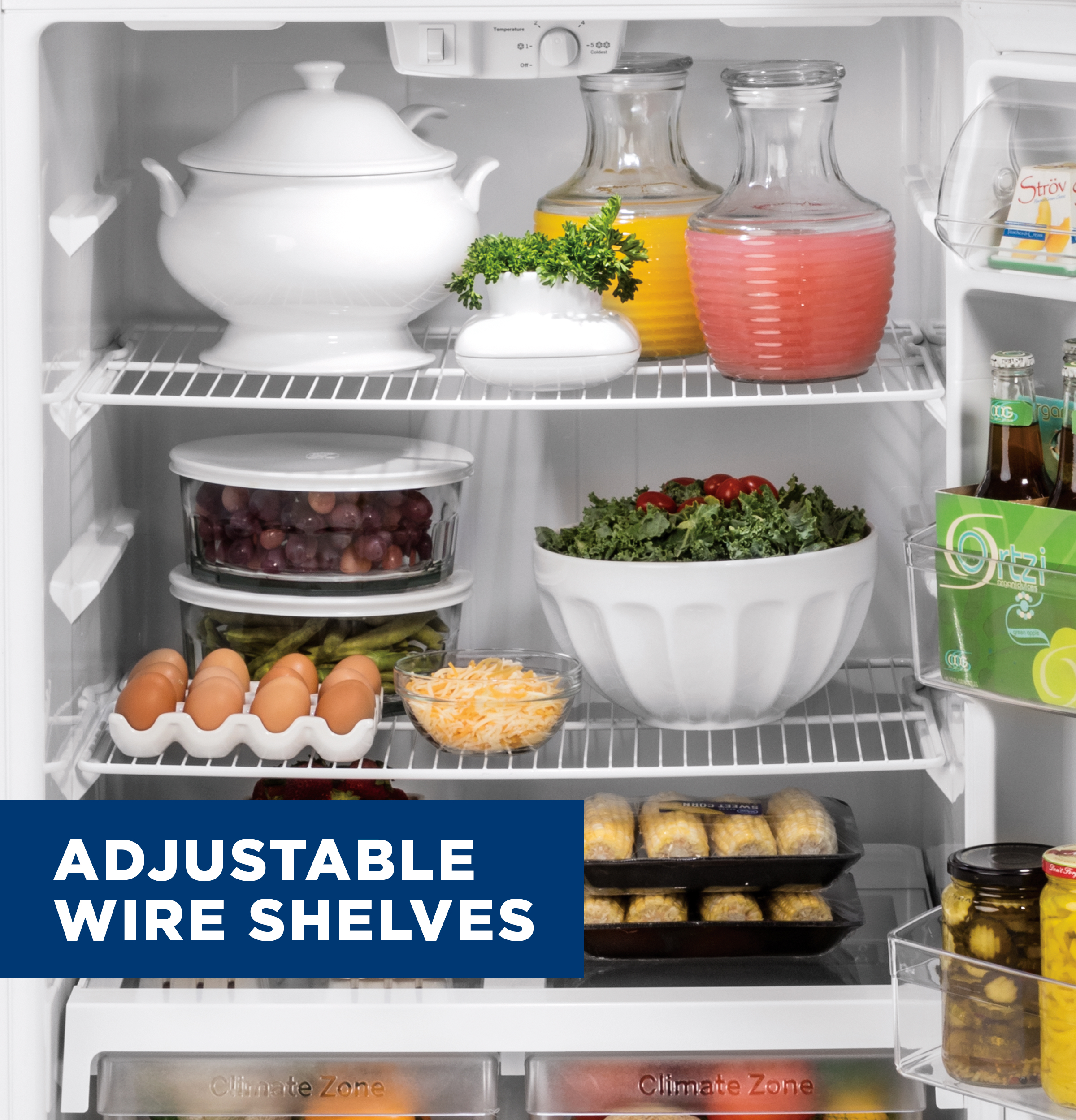 19.2 Cu. Ft. Top-Freezer Refrigerator GTE19DTNRWW