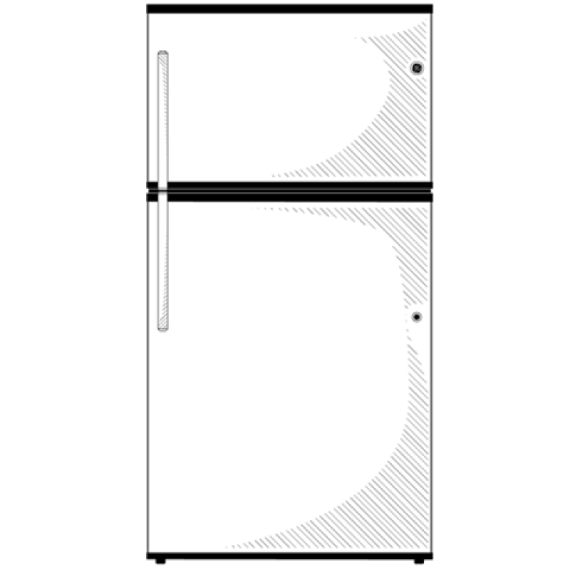 21.1 Cu. Ft. Top-Freezer Refrigerator GTE21GSHSS