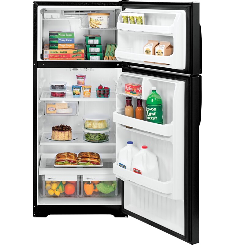 16.5 Cu. Ft. Top-Freezer Refrigerator GTH17JBDBB