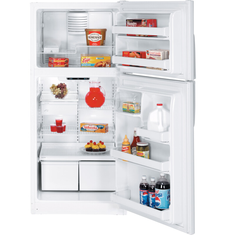 18.0 Cu. Ft. Top-Freezer Refrigerator GTH18DBXLWW
