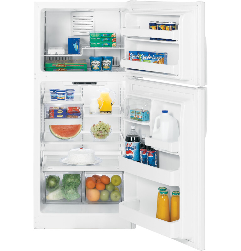 18.0 Cu. Ft. Top-Freezer Refrigerator GTH18JBRWW