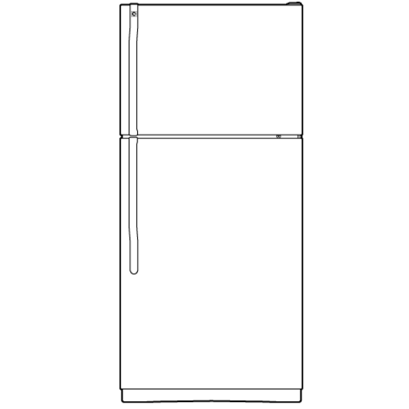 18.22 Cu. Ft. Top-Freezer Refrigerator GTH18KBXCC