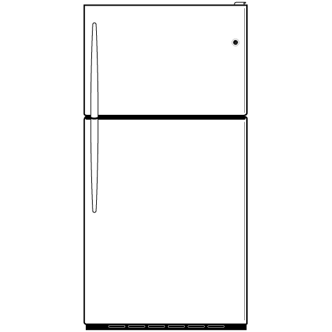 20.0 Cu. Ft. Top-Freezer Refrigerator GTH20JBBBB