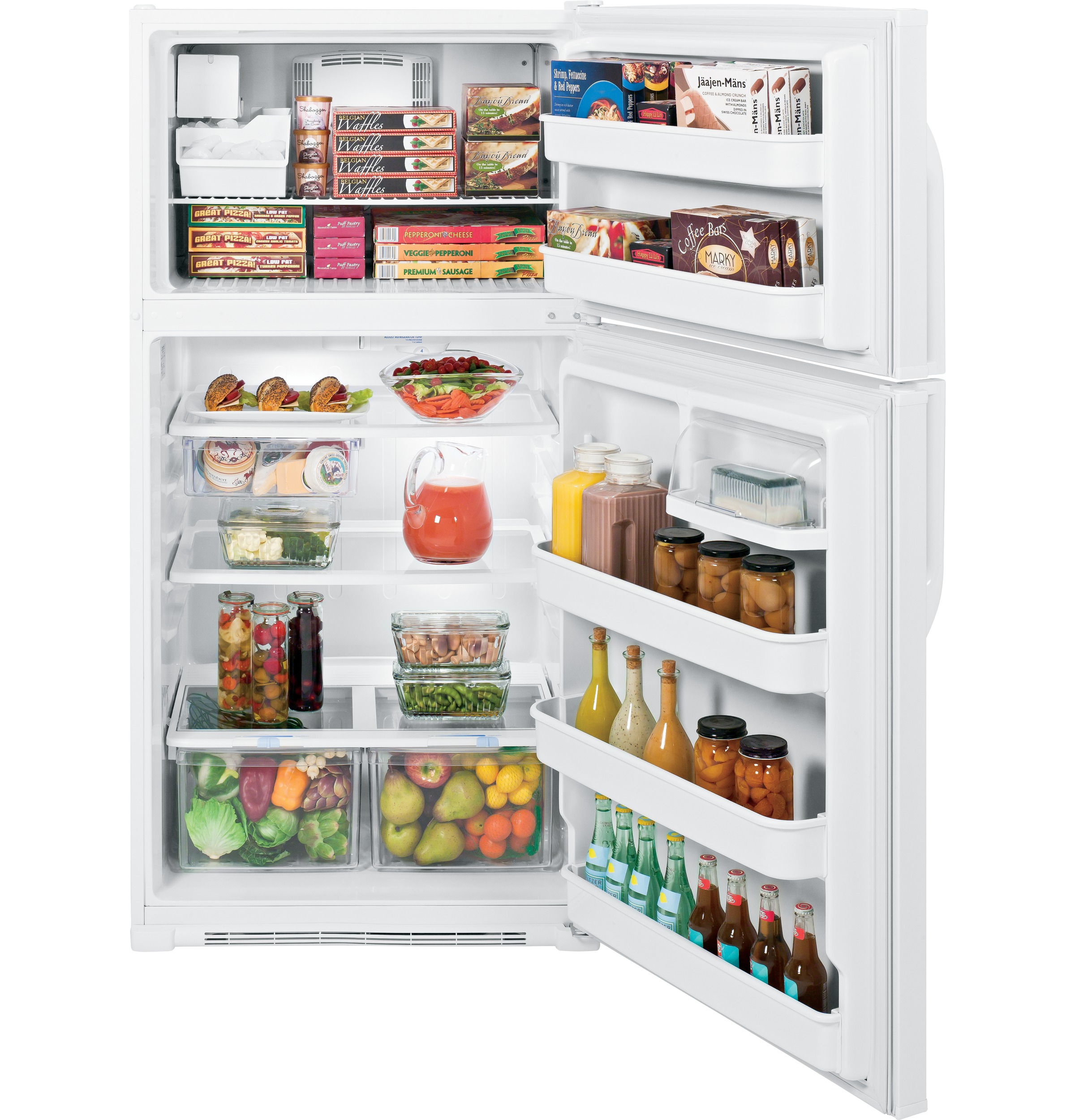 21.0 Cu. Ft. Top-Freezer Refrigerator GTH21GCEWW
