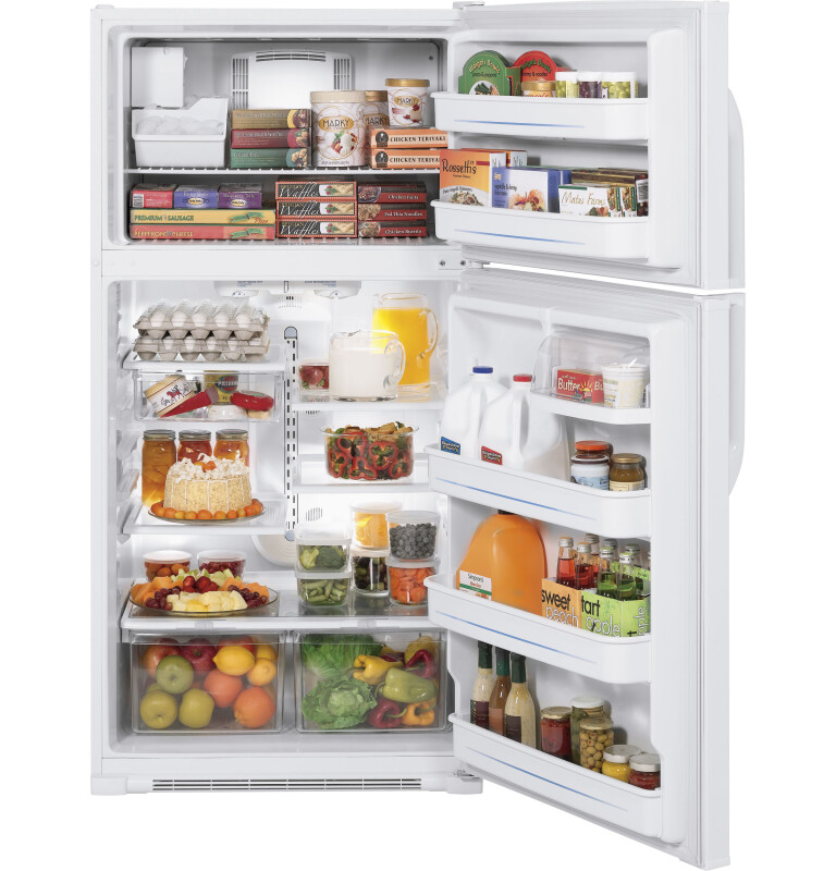 21.0 Cu. Ft. Top-Freezer Refrigerator GTH21KCXWW