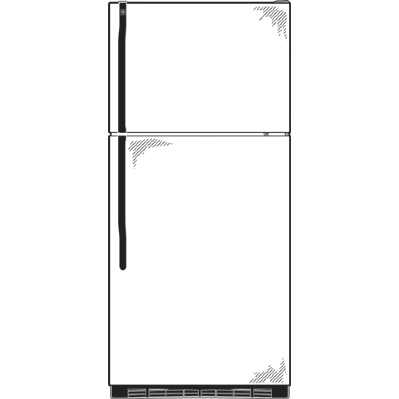 16.5 Cu. Ft. Top-Freezer Refrigerator GTK17GBEBS