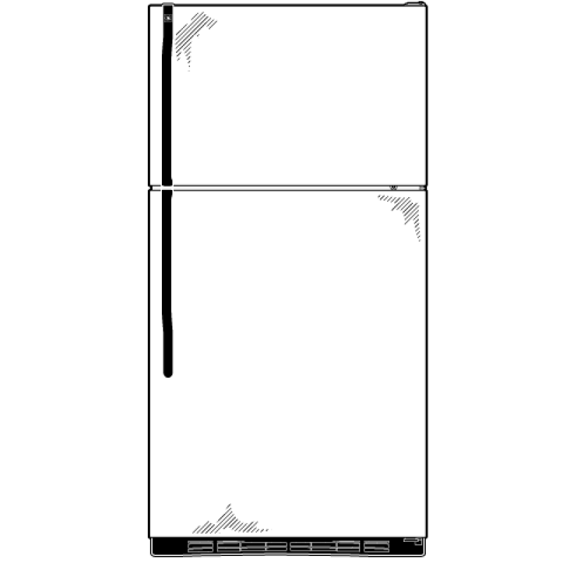 21.9 Cu. Ft. CleanSteel Top-Freezer Refrigerator GTL22JBPBS