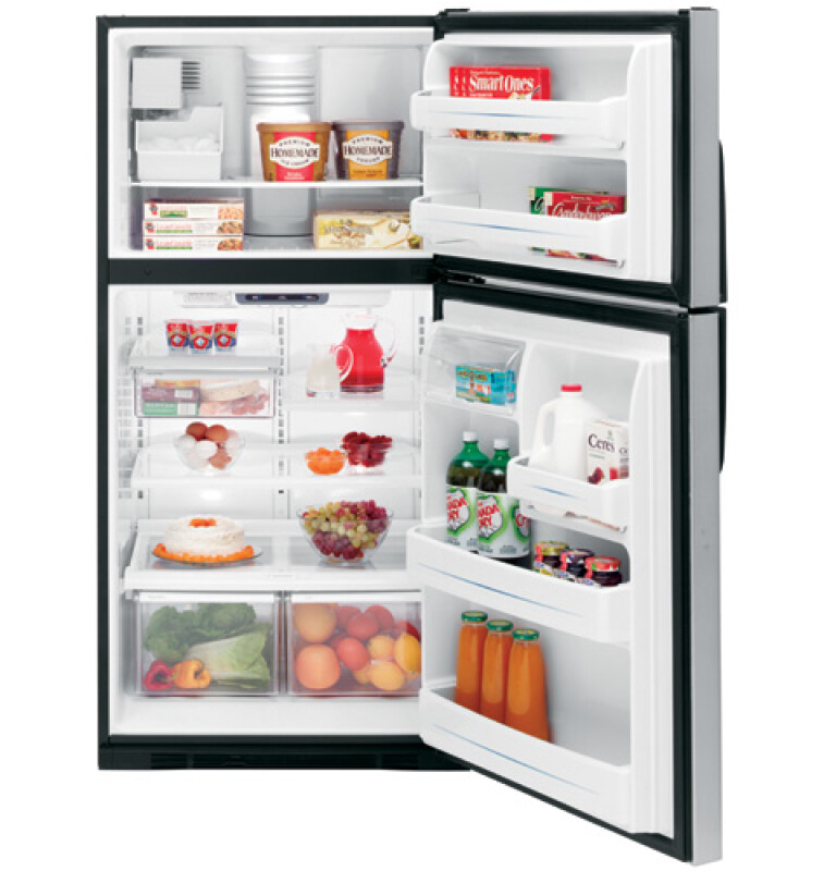 21.9 Cu. Ft. Cleansteel Top-Freezer Refrigerator GTL22JCPBS