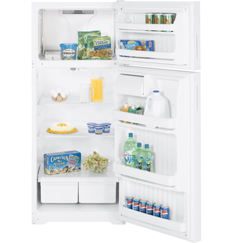 18.1 Cu. Ft. Top-Freezer Refrigerator GTN18BBBWW