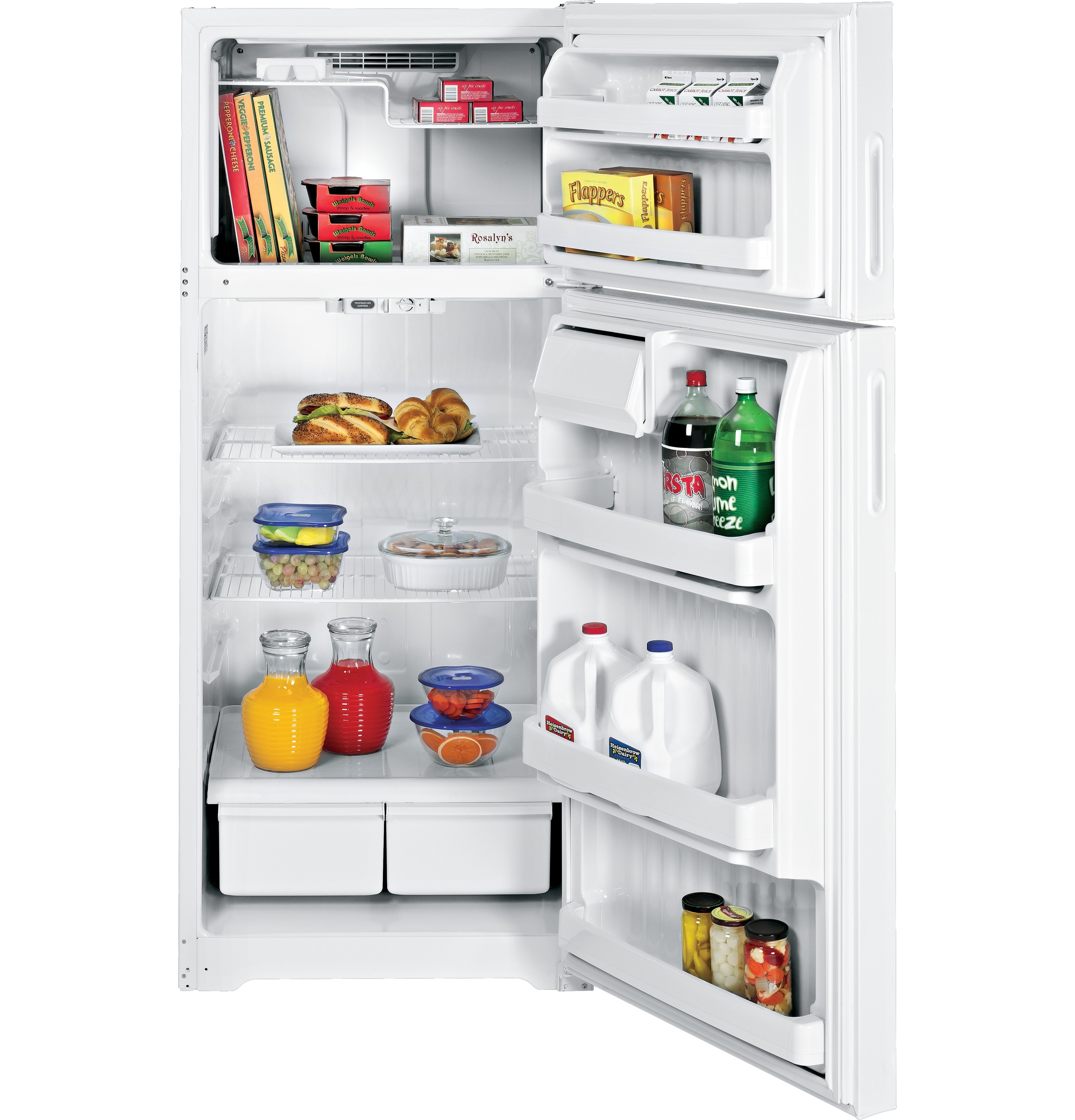 18.1 Cu. Ft. Top-Freezer Refrigerator GTN18CBDWW