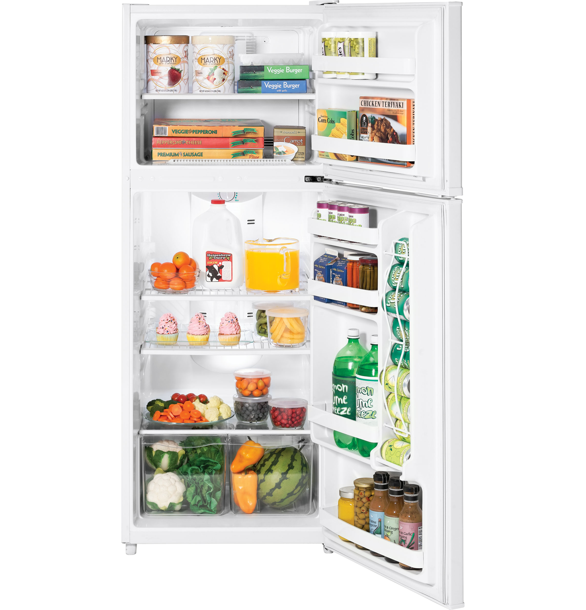 10.0 cu. ft.Top-Freezer Refrigerator GTR10HAXRWW