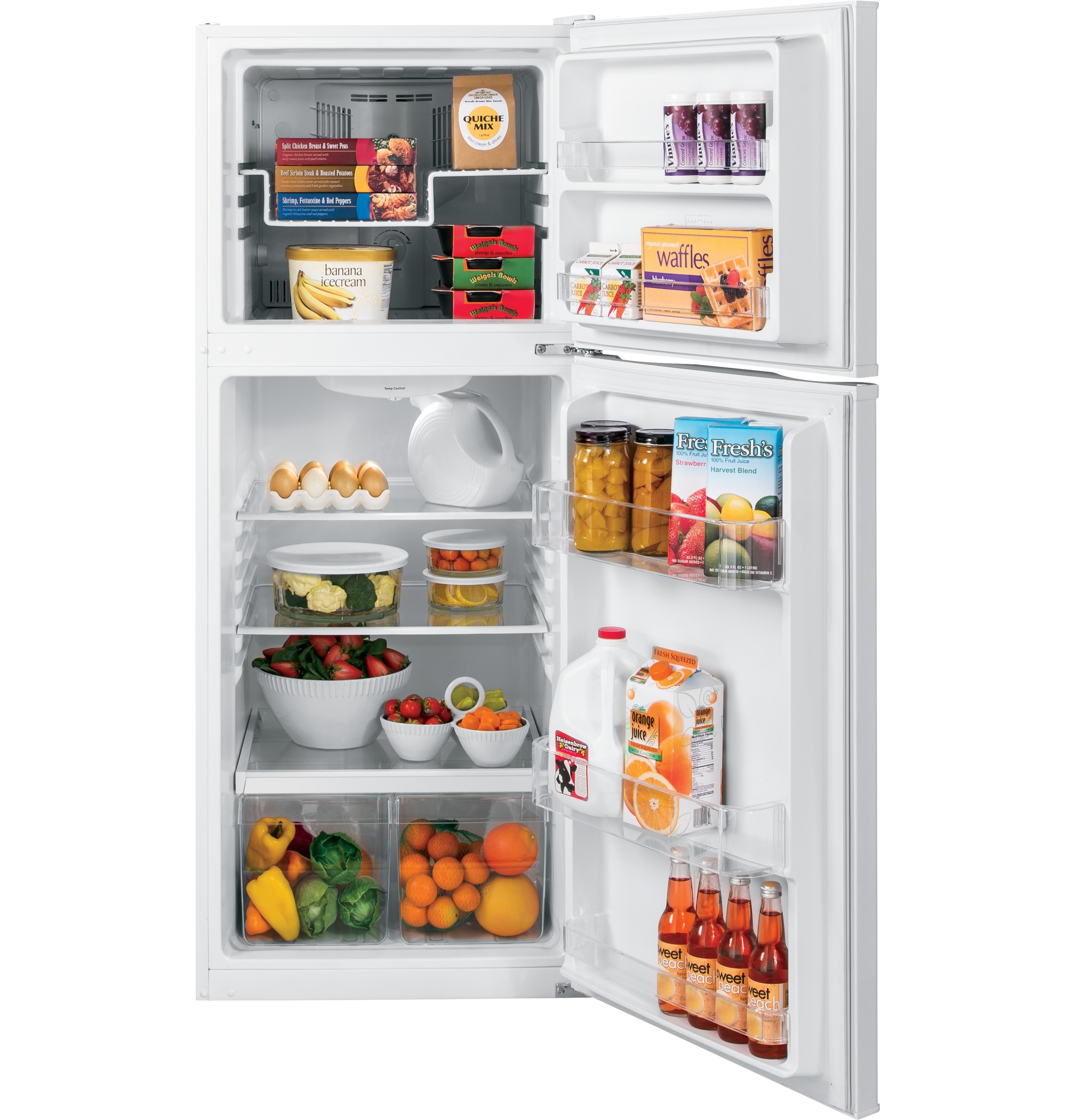 11.6 cu. ft. Top-Freezer Refrigerator GTR12GBEWW