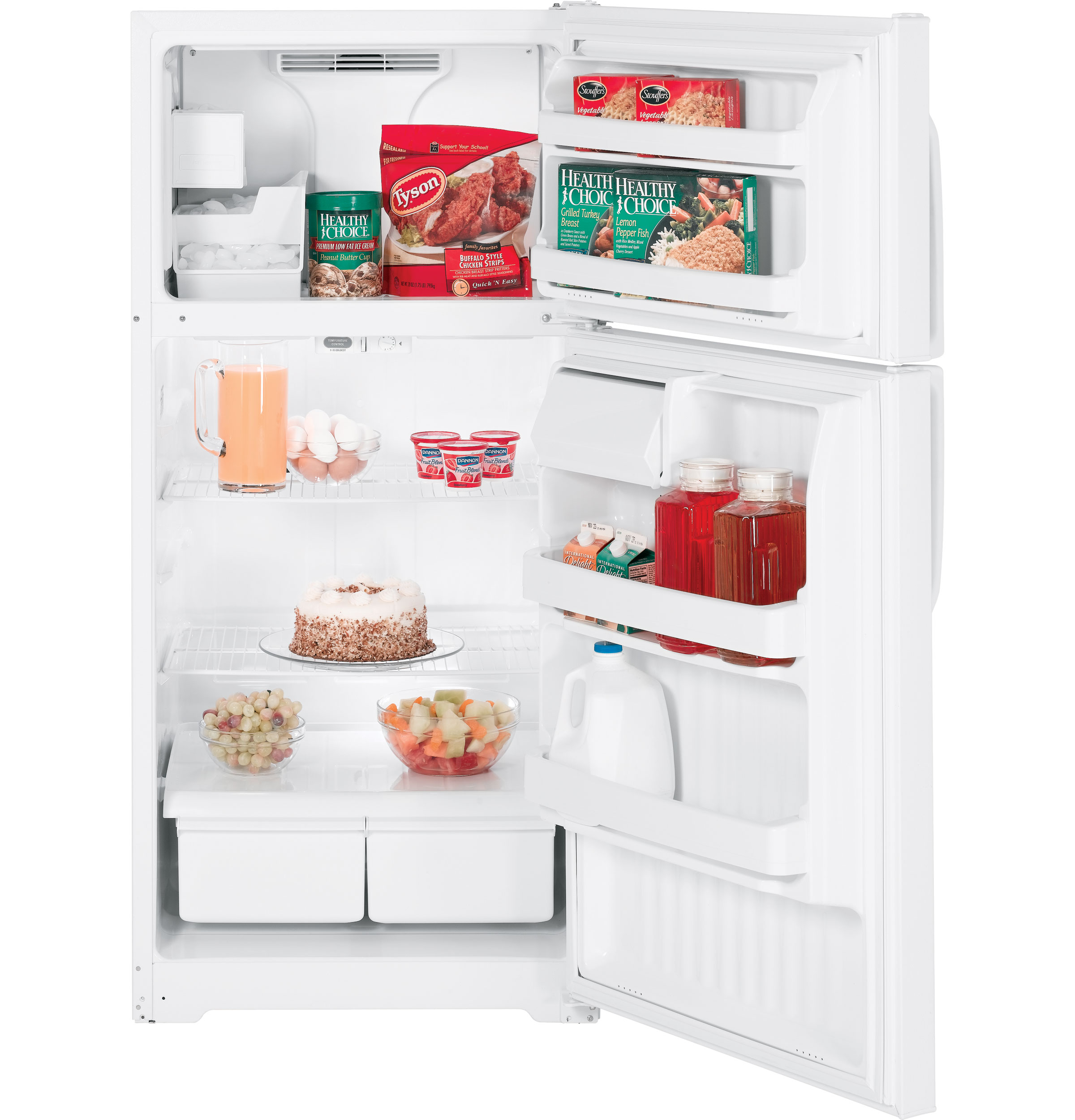 15.7 Cu. Ft. Top-Freezer Refrigerator GTS16BCSLWW
