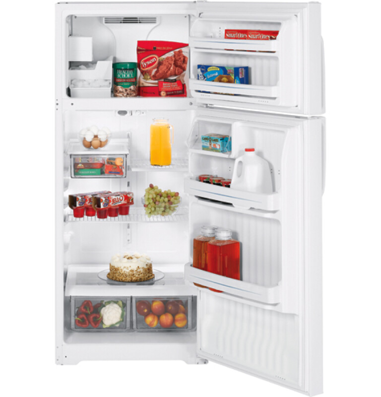 16.6 Cu. Ft. Top-Freezer Refrigerator GTS17FCSWW