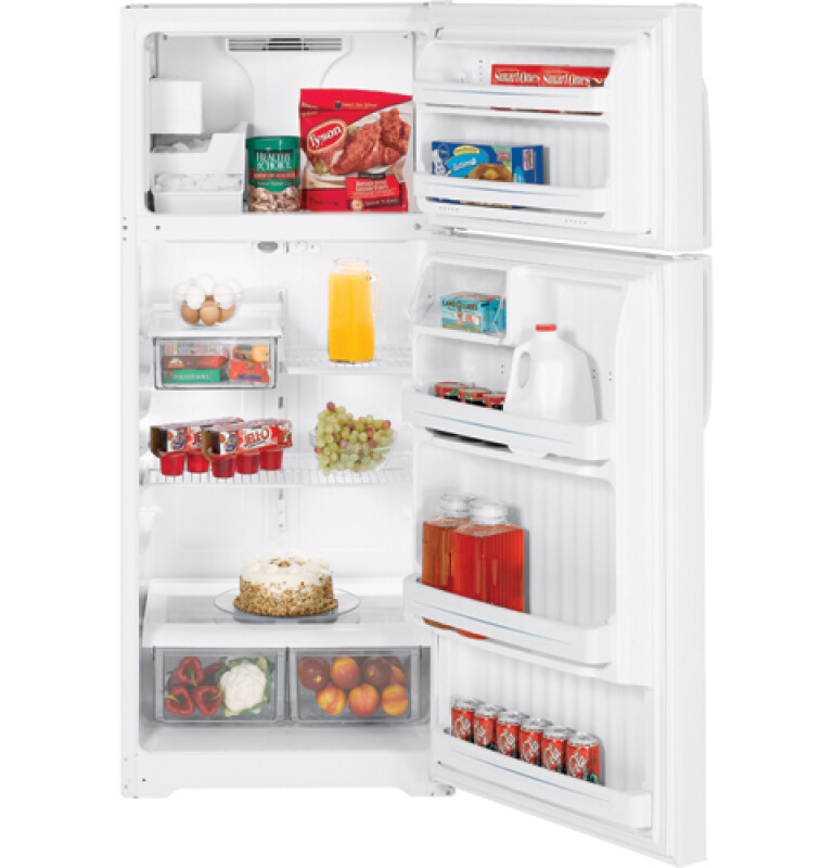 18.2 Cu. Ft. Top-Freezer Refrigerator with Icemaker GTS18FCSWW