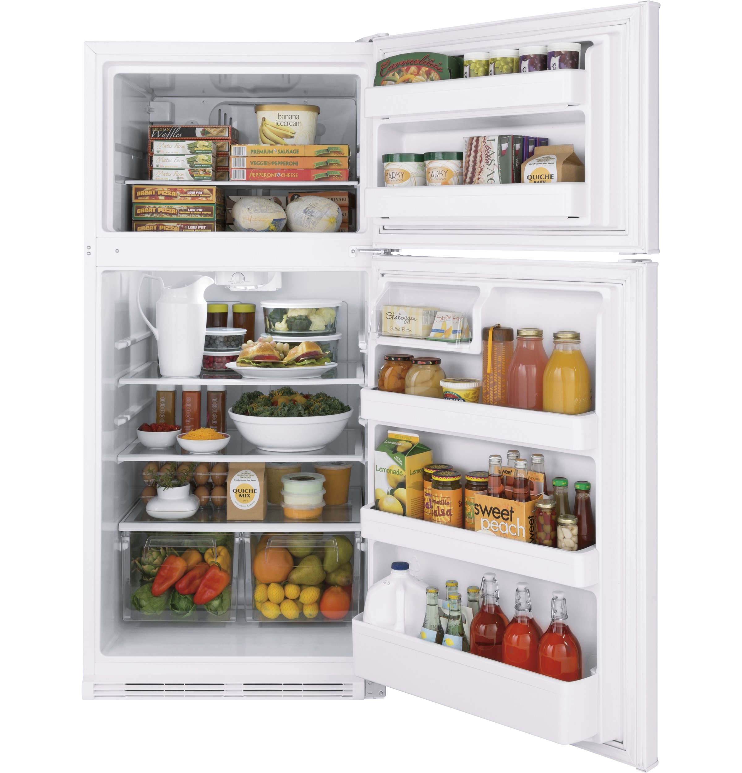18.2 Cu. Ft. Top-Freezer Refrigerator GTS18FGLWW