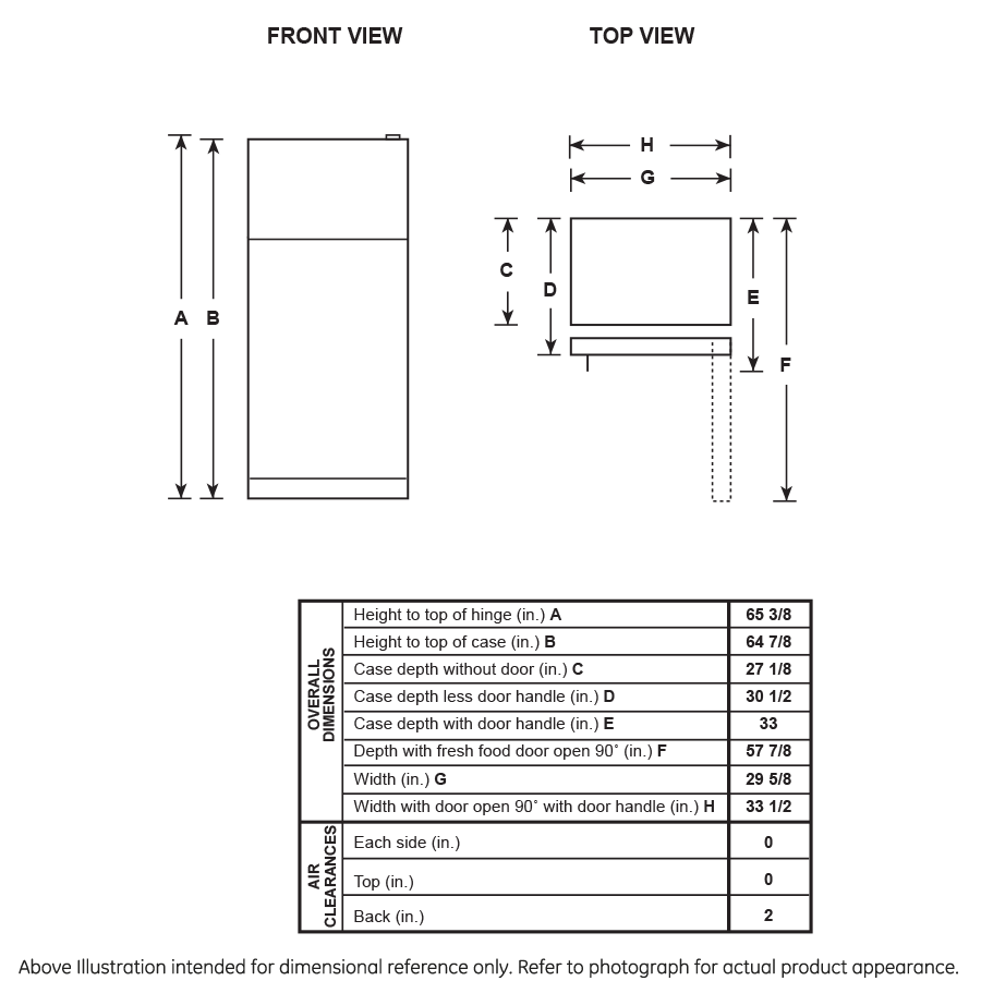 18.2 Cu. Ft. Top-Freezer Refrigerator GTS18FGLWW