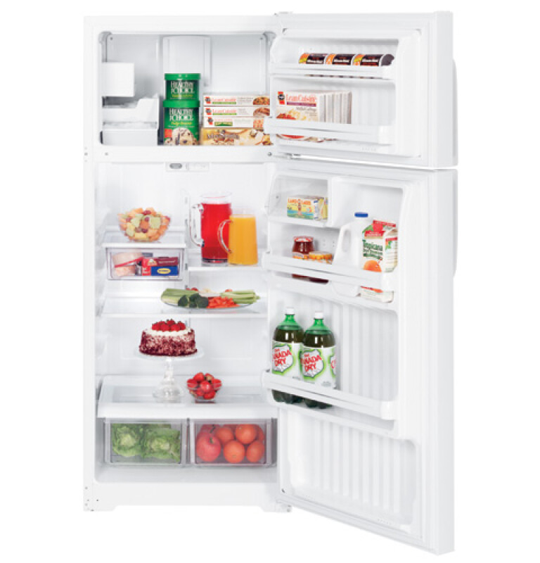17.6 Cu. Ft. Top-Freezer Refrigerator GTS18XCRWW