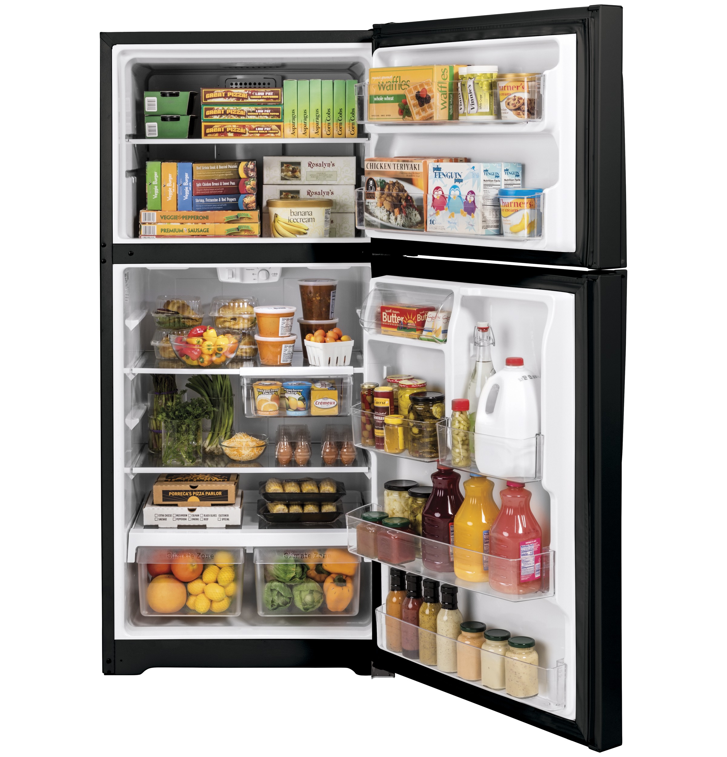 19.2 Cu. Ft. Garage Ready Top-Freezer Refrigerator GTS19KGNRBB