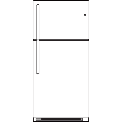 20.8 Cu. Ft. Top-Freezer Refrigerator GTS21FMKES