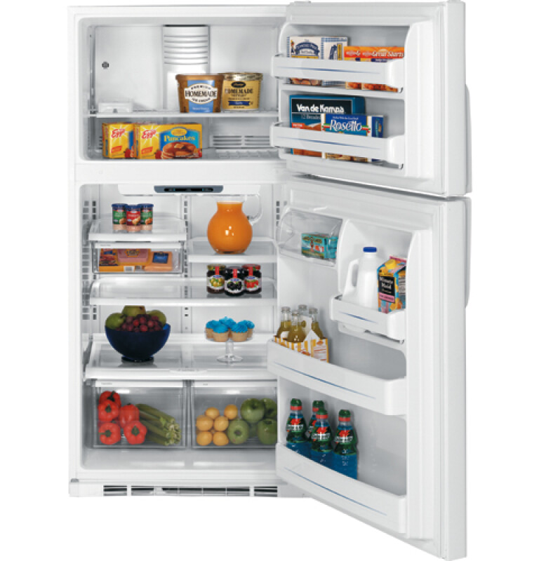 GE 21.9 Cu. Ft. Top-Freezer Refrigerator Other GTS22JBPWW Picture 1