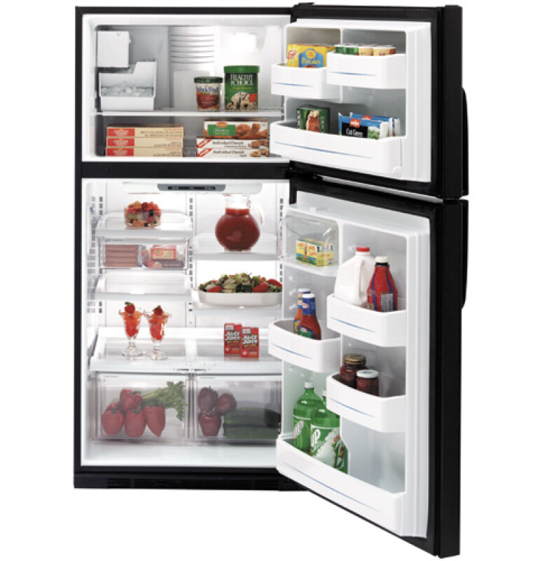 21.7 Cu. Ft. Top-Freezer Refrigerator with Internal Dispenser GTS22KHPBB