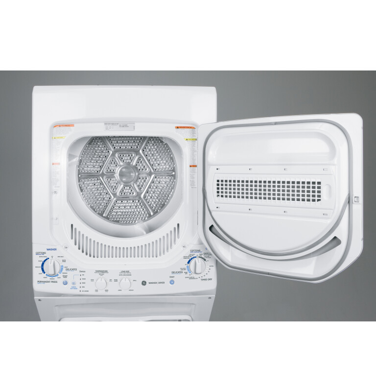 Unitized Spacemaker 2.2 DOE cu. ft. Washer and 4.4 cu. ft. Electric Dryer GTUP240EMWW
