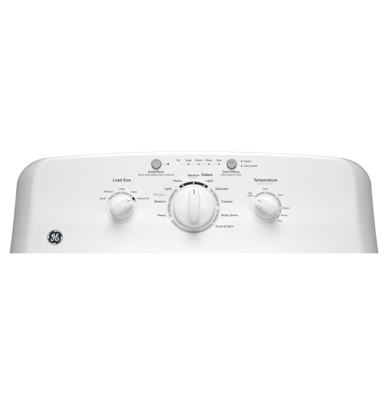 4.0 cu. ft. Capacity Washer with Stainless Steel Basket and Water Level Control GTW220ACWWW