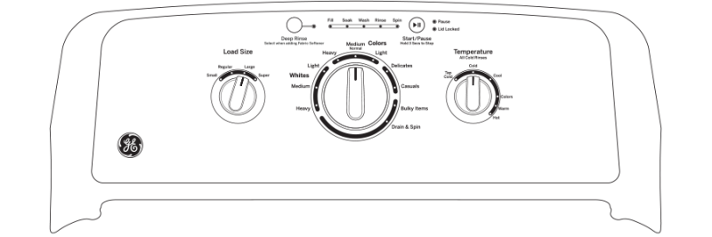 4.0 cu. ft. Capacity Washer with Stainless Steel Basket and Water Level Control GTW220ACWWW