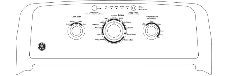 3.8 cu. ft. Capacity Washer with Stainless Steel Basket GTW330ASKWW