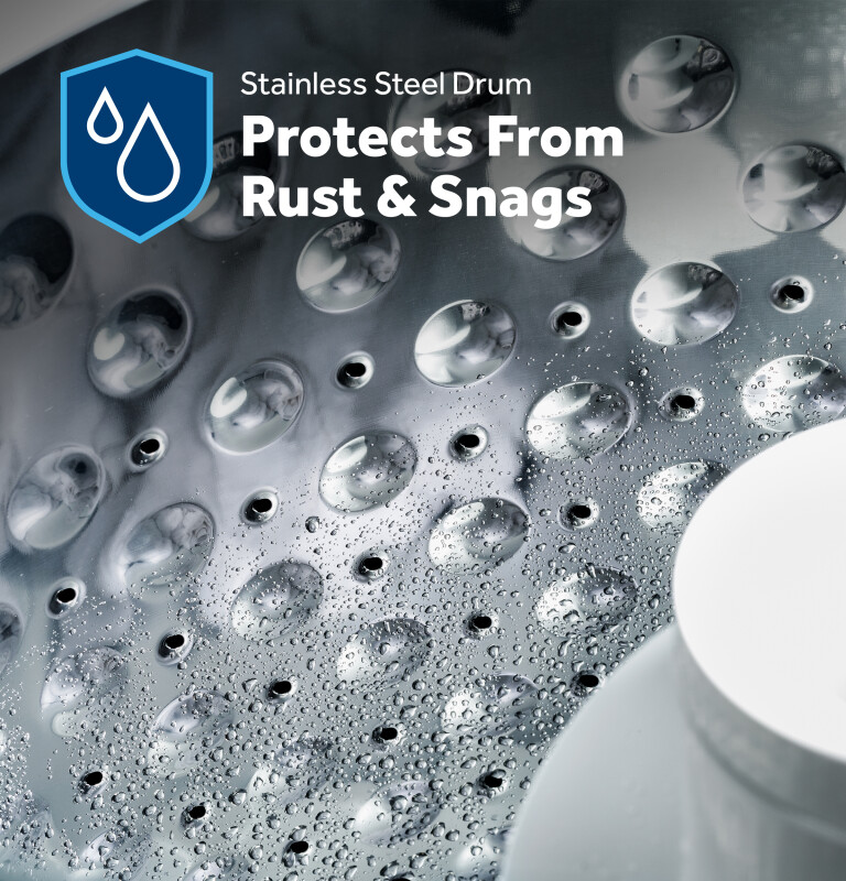 4.3 cu. ft. Capacity Washer with Stainless Steel Basket,Cold Plus and Water Level Control GTW385ASWWS