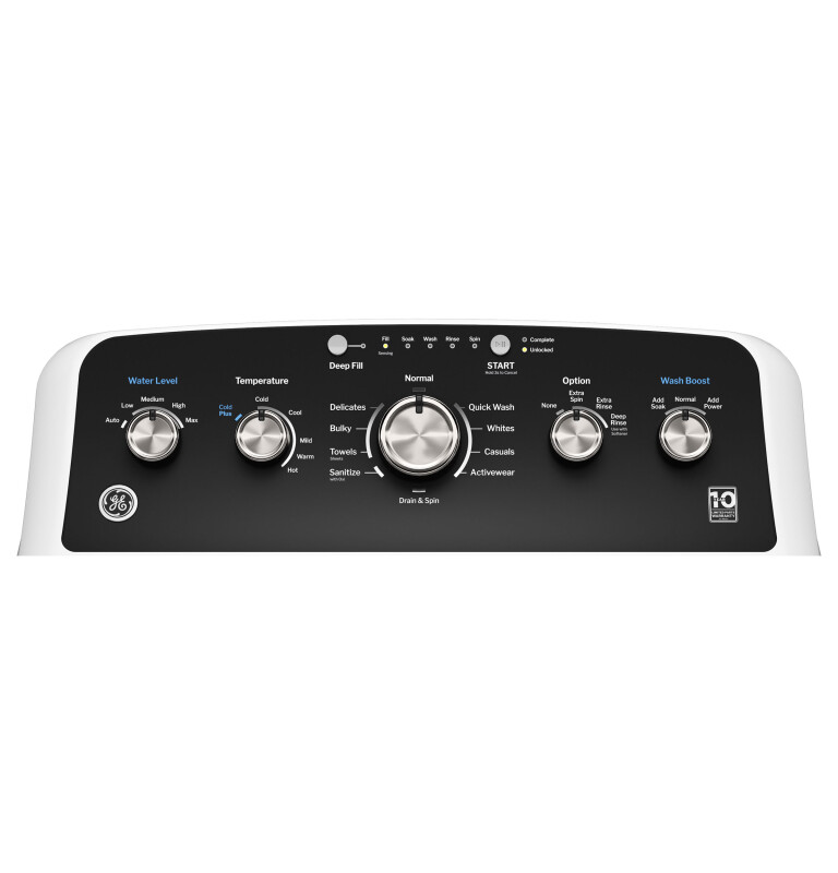 4.6 cu. ft. Capacity Washer with Stainless Steel Basket,Cold Plus and Wash Boost GTW480ASWWB