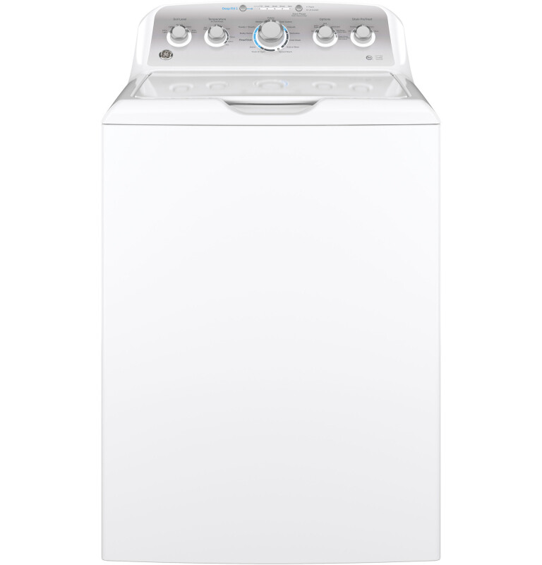 GE 4.6 cu. ft. Capacity Washer with Stainless Steel Basket White GTW500ASNWS Picture 1