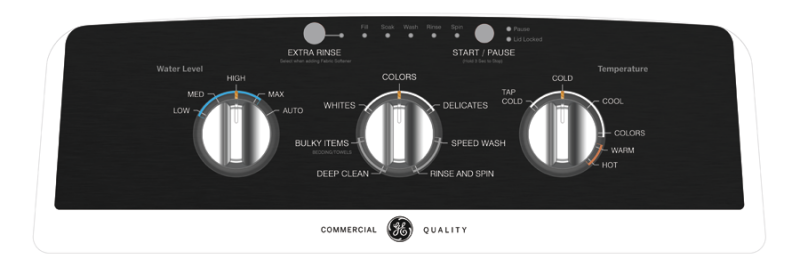 Ge® 4.2 Cu. Ft. Capacity Washer With Stainless Steel Basket GTW525ACPWB