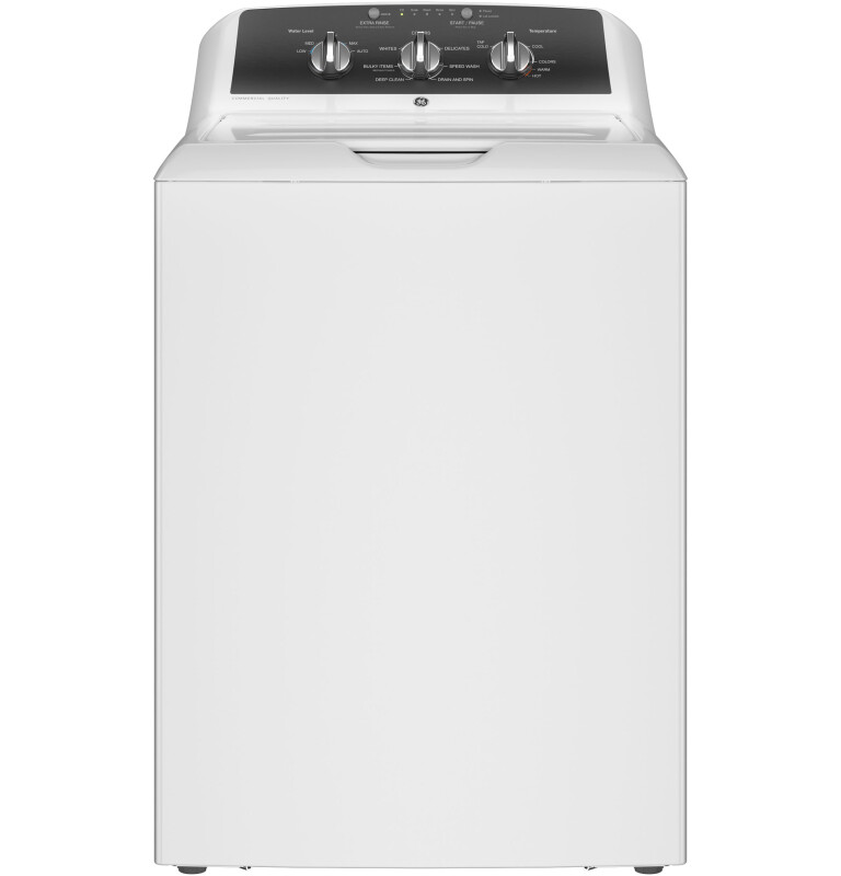 GE 4.3 Cu. Ft. Capacity Washer With Stainless Steel Basket, Late Lid Lock Safety White GTW525ACWWB Picture 1