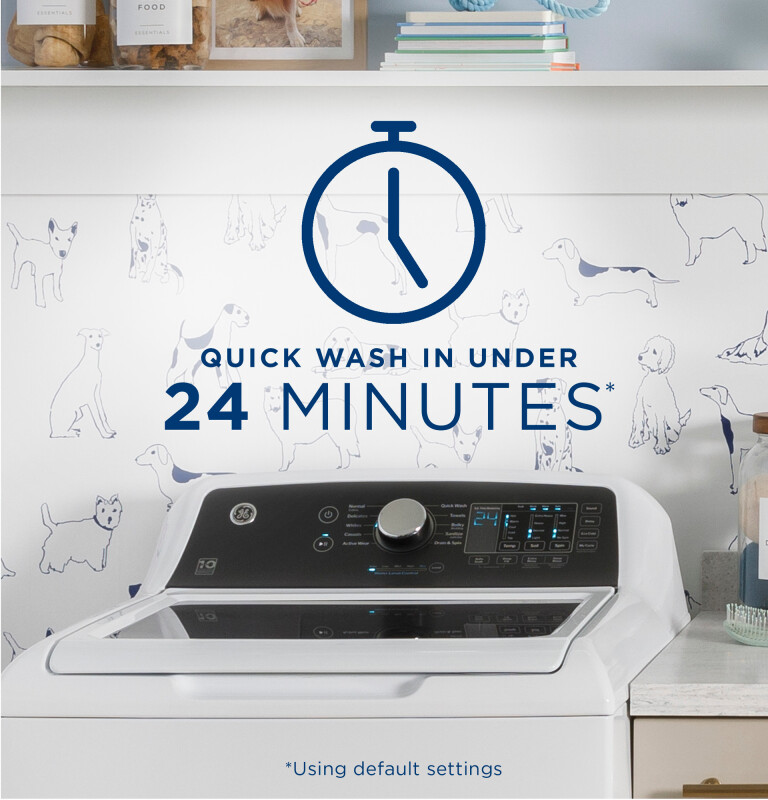 4.5 cu. ft. Capacity Washer with Water Level Control GTW585BPVDG