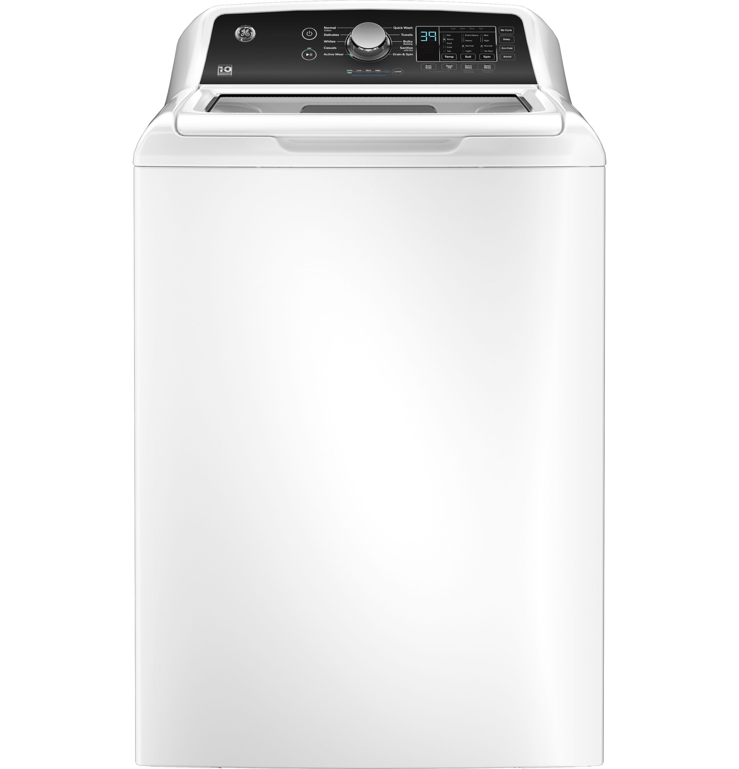 GE 4.5 cu. ft. Capacity Washer with Water Level Control White GTW585BSVWS Picture 1