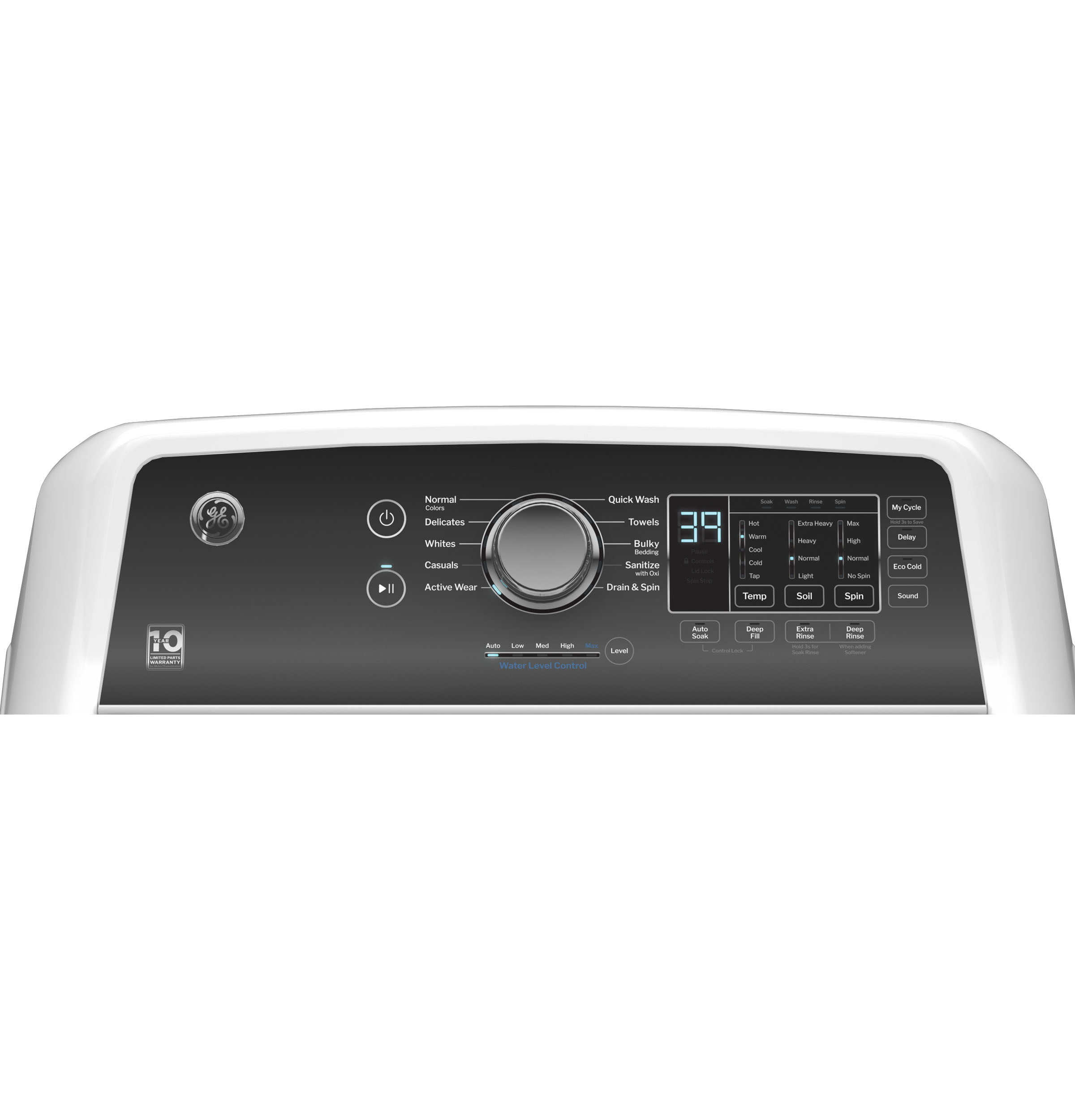 4.5 cu. ft. Capacity Washer with Water Level Control GTW585BSVWS