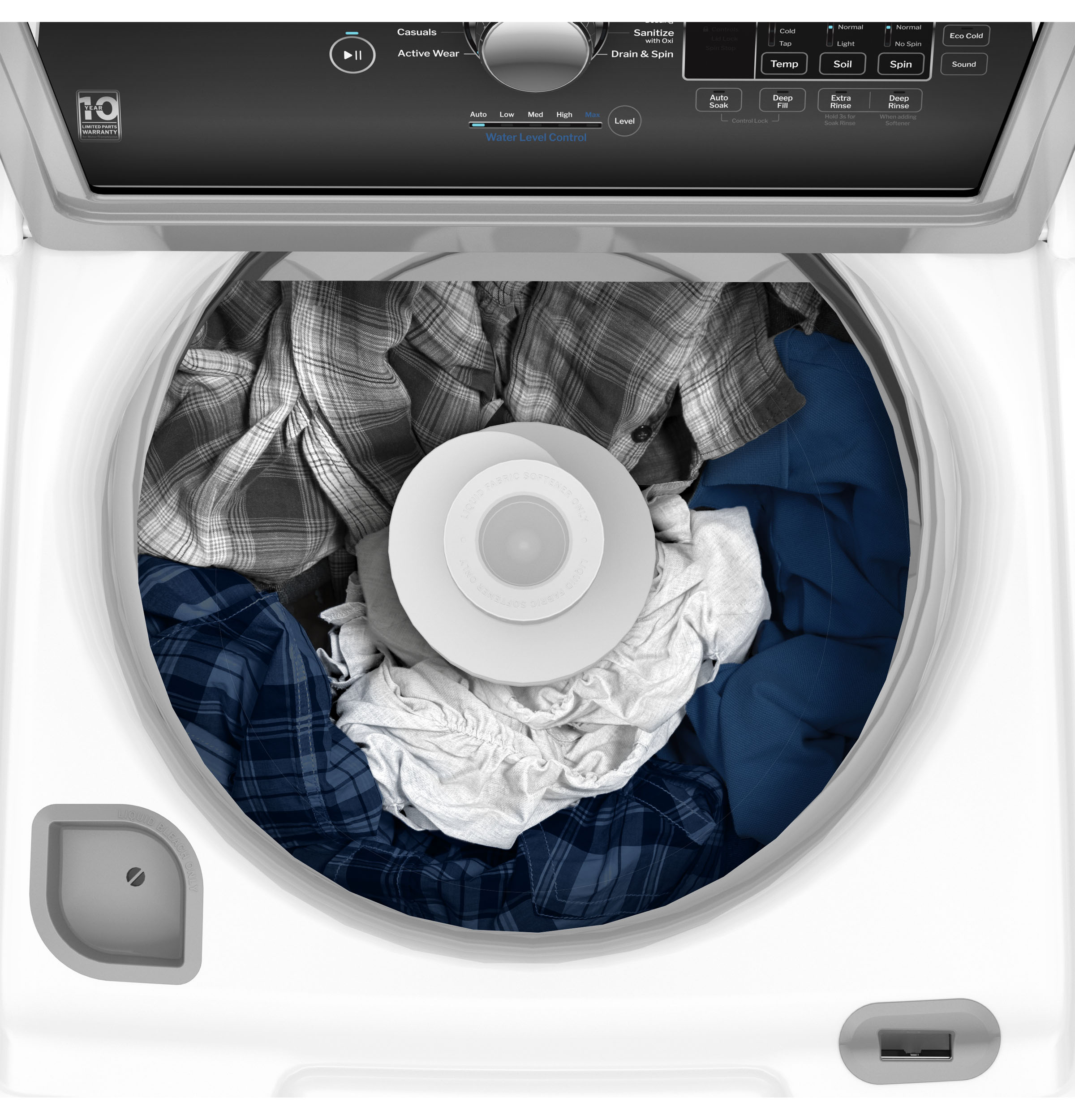 4.5 cu. ft. Capacity Washer with Water Level Control GTW585BSVWS