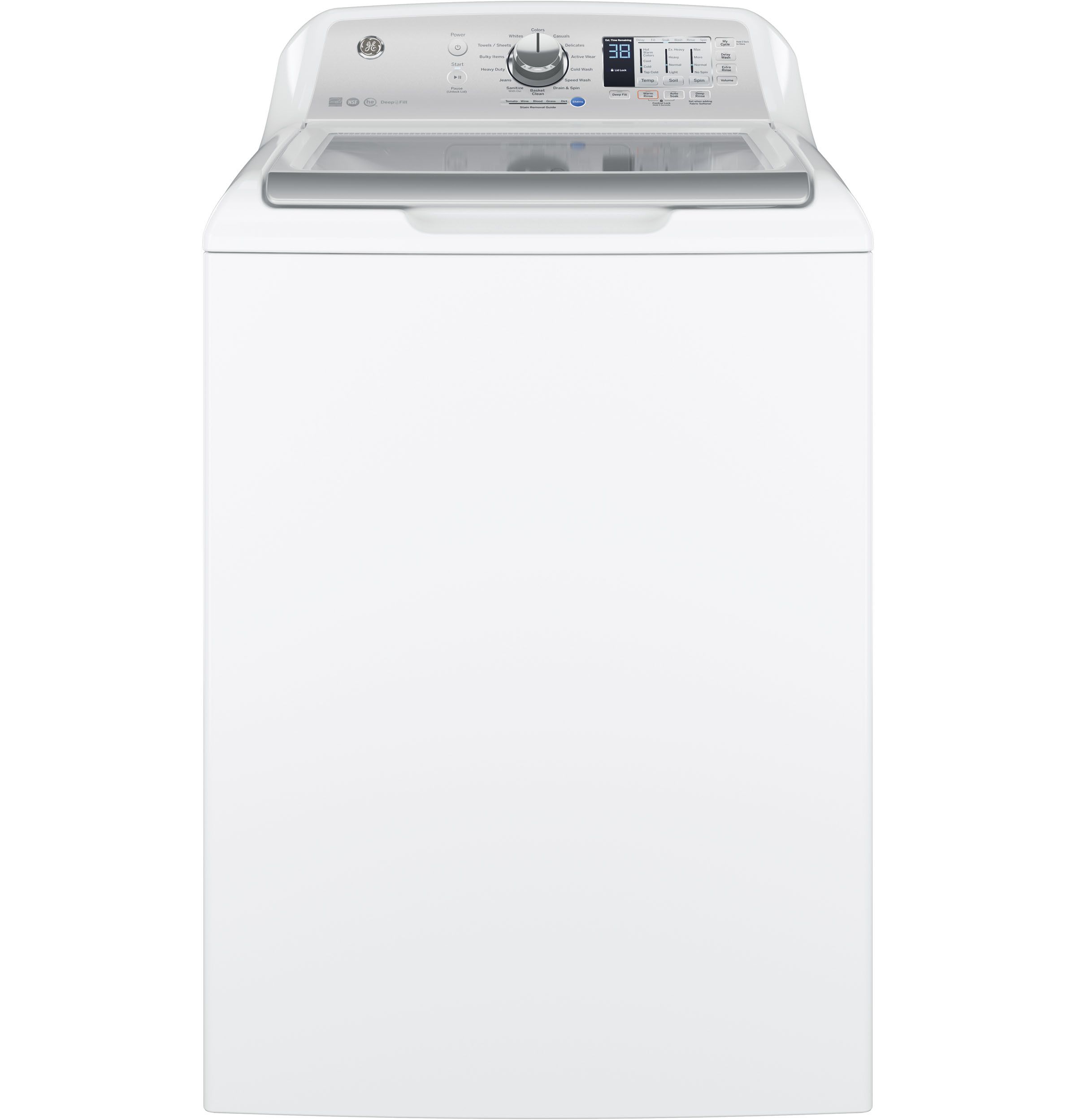 4.6 cu. ft. Capacity Washer with Stainless Steel Basket GTW680BSJWS