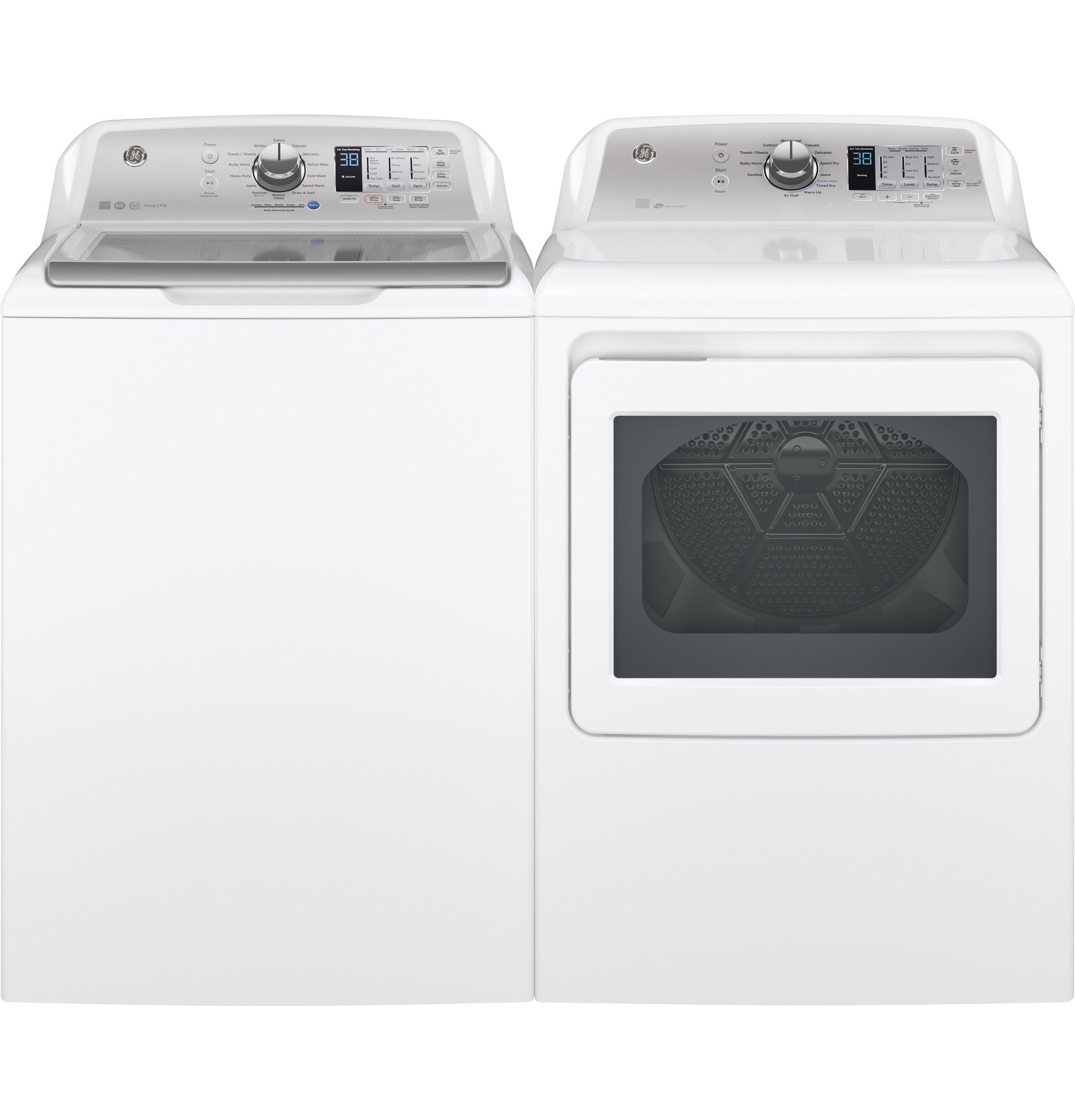 4.6 cu. ft. Capacity Washer with Stainless Steel Basket GTW680BSJWS