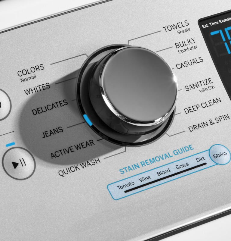 4.8 cu. ft. Capacity Washer with Sanitize w/Oxi and FlexDispense GTW720BPNDG