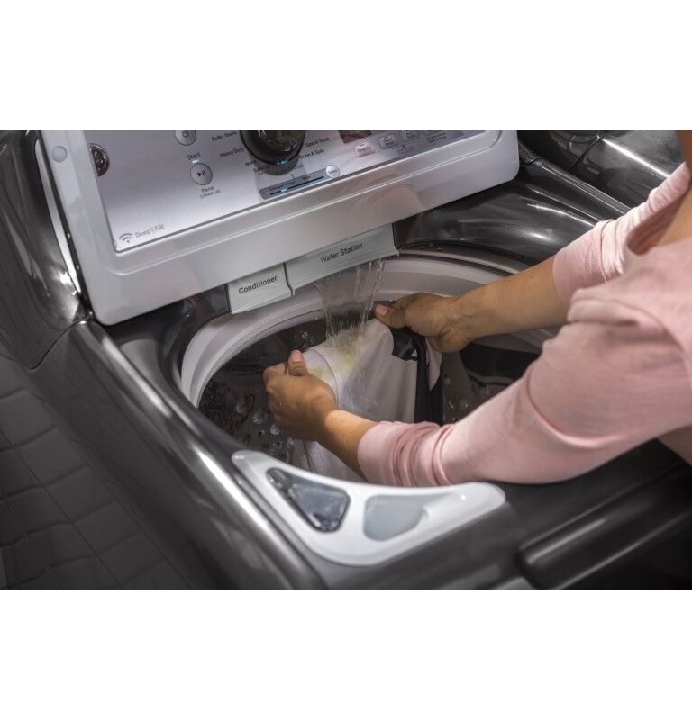 5.0 cu. ft. Capacity Smart Washer with Stainless Steel Basket GTW750CPLDG