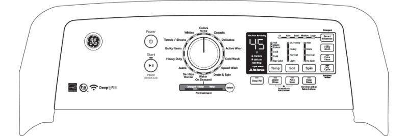 5.0 cu. ft. Capacity Smart Washer with Stainless Steel Basket GTW750CPLDG