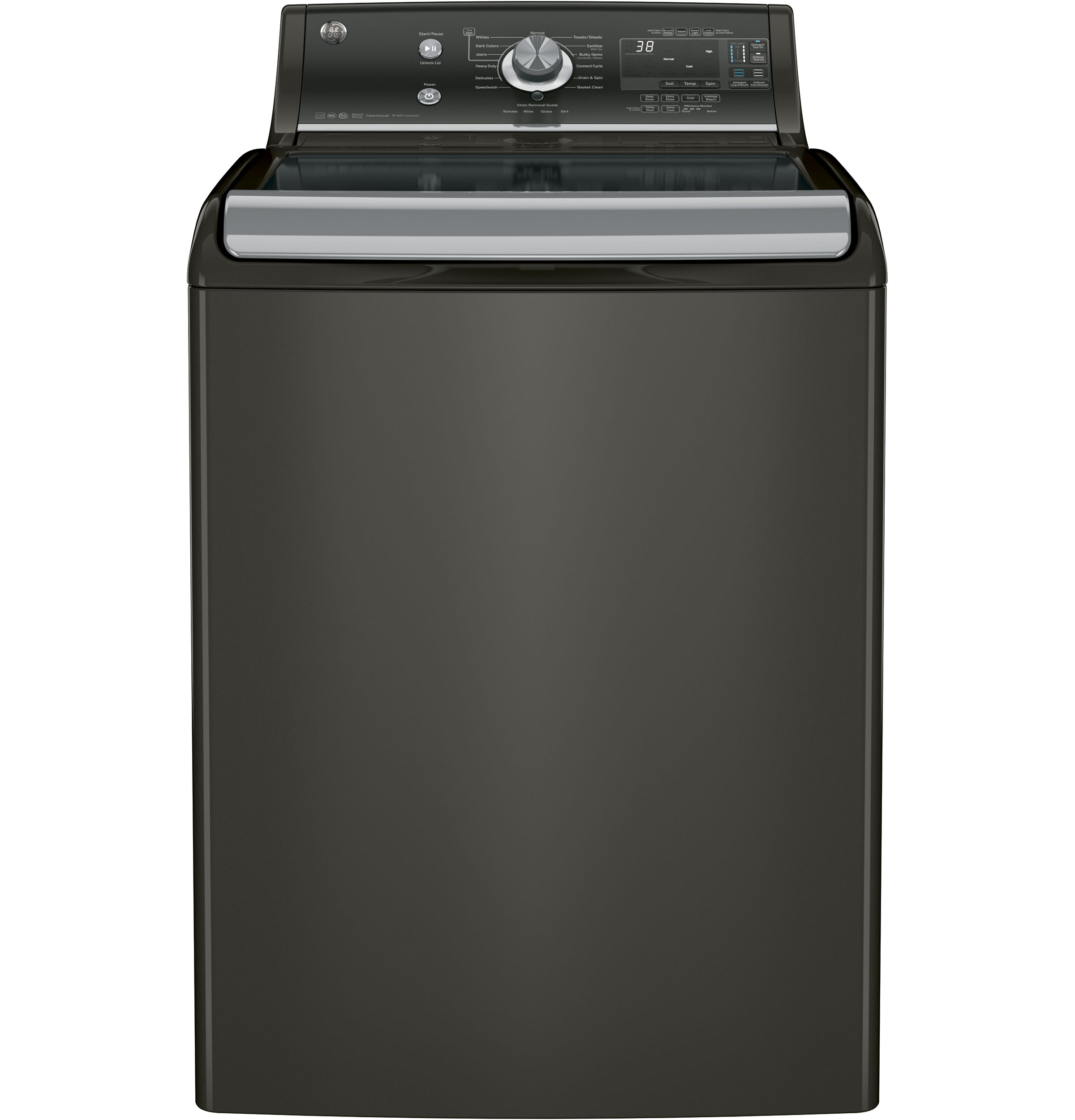 5.1 DOE cu. ft. capacity washer with SmartDispense Technology GTW860SPJMC