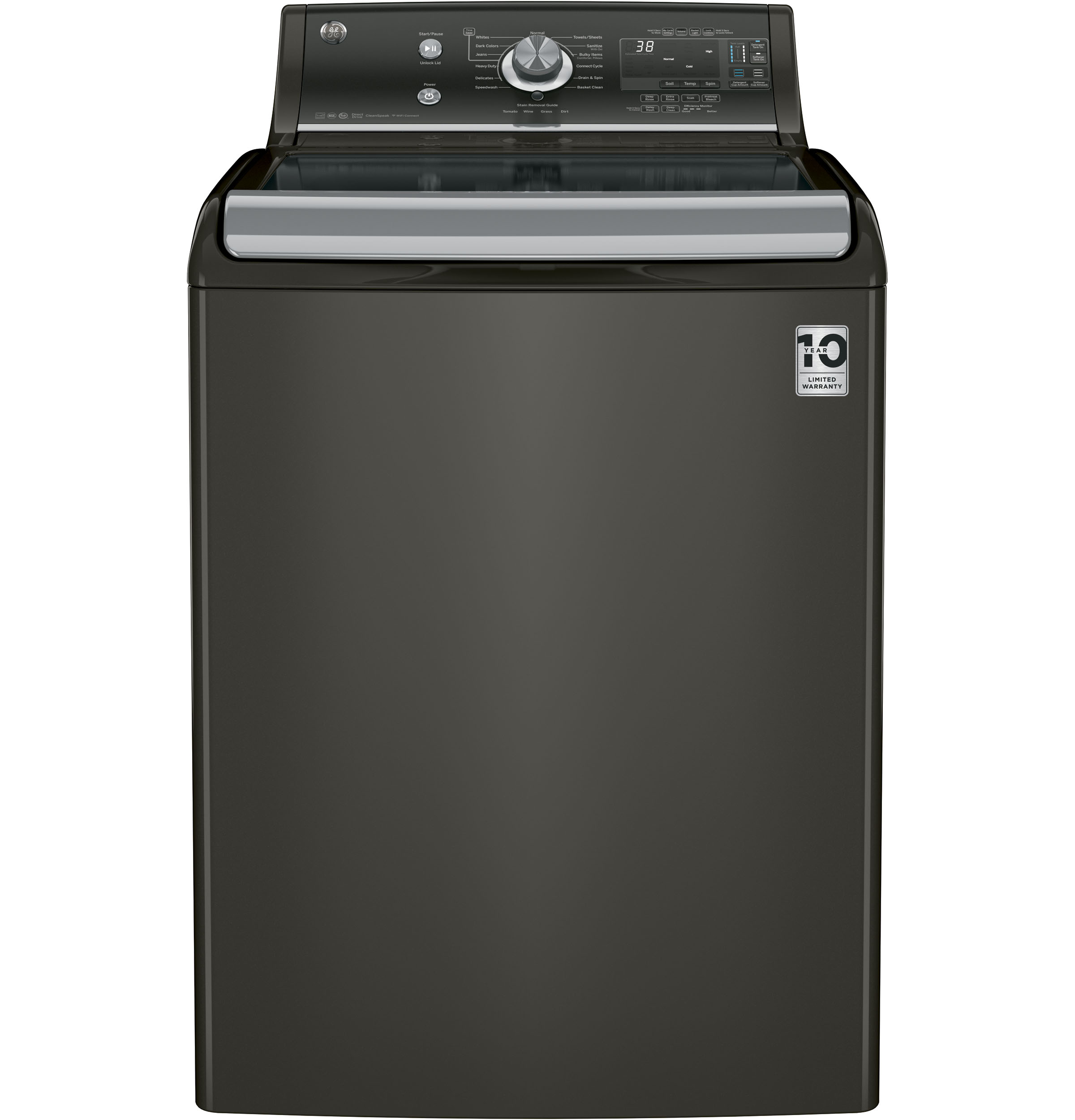 5.1 DOE cu. ft. capacity washer with SmartDispense Technology GTW860SPJMC