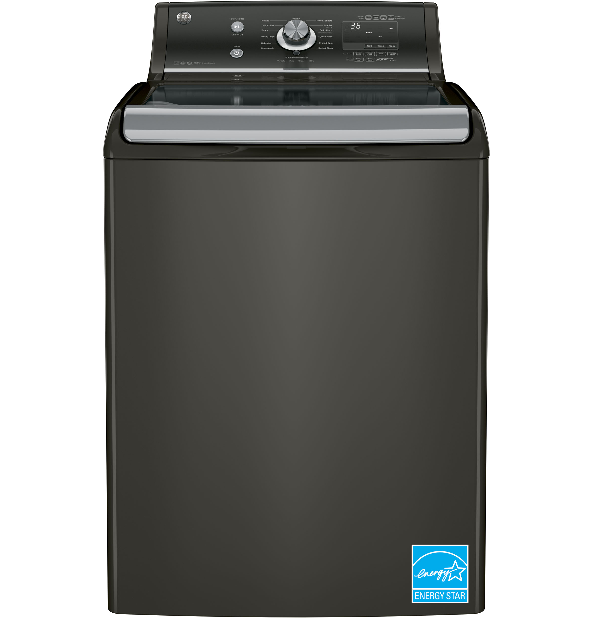5.1 DOE cu. ft. capacity washer with SmartDispense Technology GTW860SPJMC